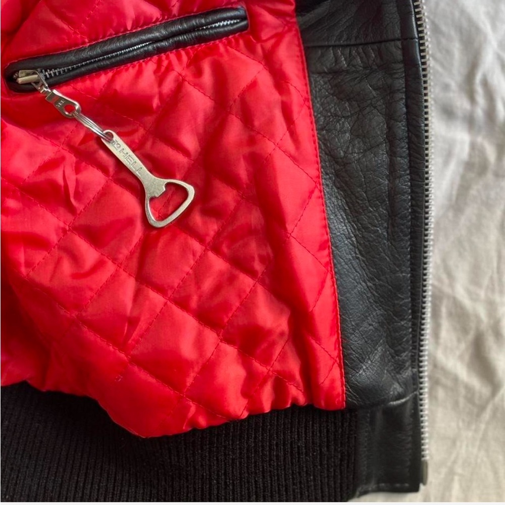 Straight to Hell Belmont Leather Jacket - Picture 6 of 8